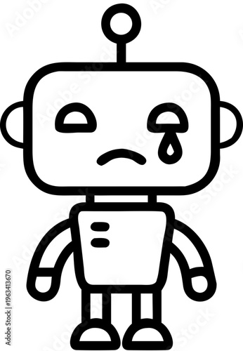 robot chatbot ai svg icon