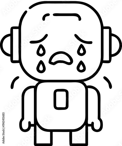 robot chatbot ai svg icon