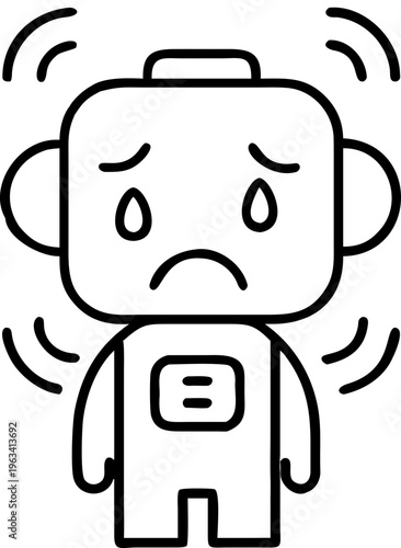 robot chatbot ai svg icon