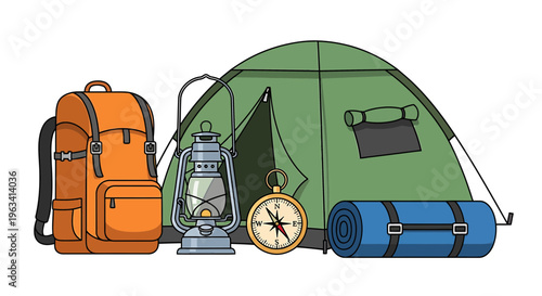 Camping gear, outdoor equipment, hiking accessories, travel essentials
