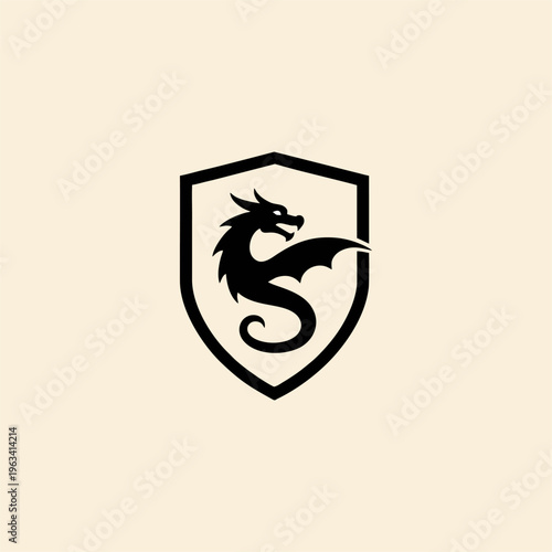 Dragon Logo Design Vector