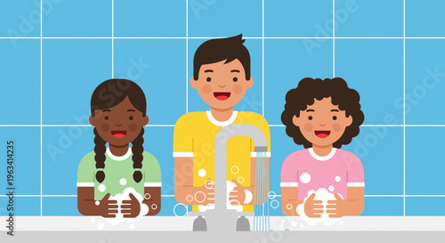 Kids Washing Hands Properly