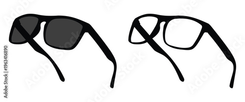 Sunglasses Icon Vector – Eyewear, Shades & Protective Glasses Symbol
