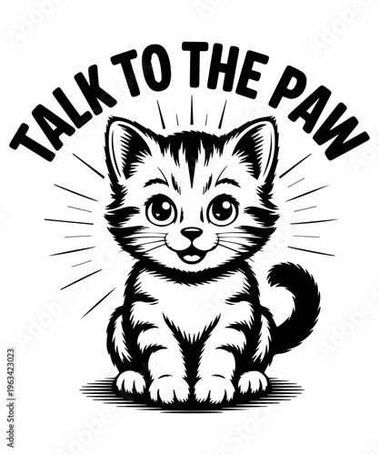 Black Cat with a Big Smile