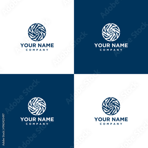 Company Logo Design Template Mockup.