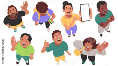 Diverse group of children engaging in an outdoor activity together