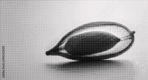 Olive on a natural background with shadow