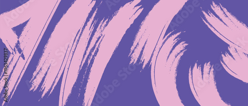 Vibrant grunge background with swirly brush strokes and colorful waves