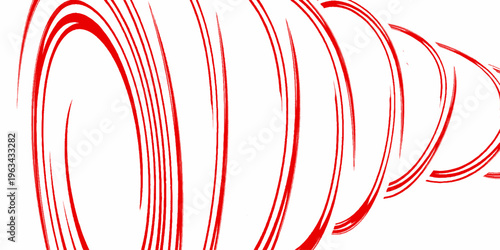 Abstract Dark Blue Sculpture with Fluid, Wavy Forms. Modern red and white background vector. Abstract modern vector layout for game design and much more