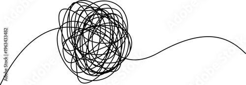 WebMinimalist Line Art Scribble Concept