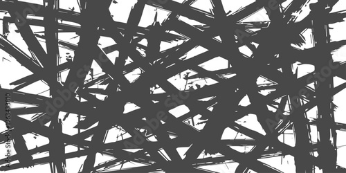 A seamless winter pattern featuring a snowflake design and icy crystal textures layered over an old rusty metal fence and roof for a cold holiday wallpaper