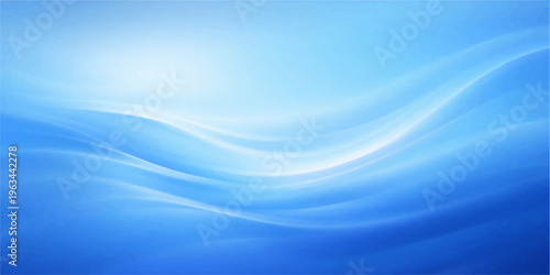 Abstract blue waves with flowing lines and soft liquid motion create a smooth vector texture for a professional business wallpaper backdrop
