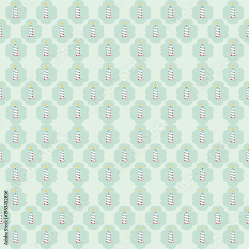seamless pastel floral pattern