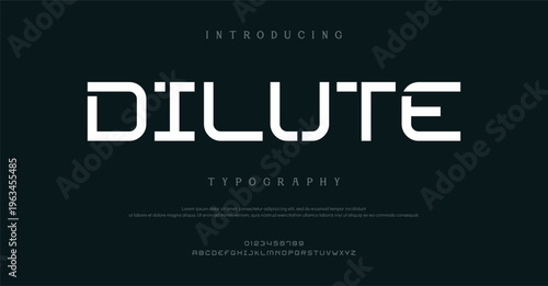 Introducing Dilute Typography Font Design