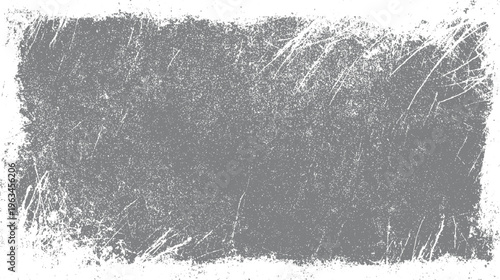 Tableau sur toile Gray distressed texture background with white scratches and speckles
