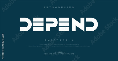 Introducing Depend Typography Font Design