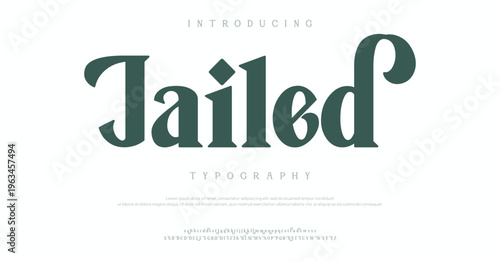 Introducing Jailed Typography Font Style