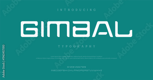 Introducing Gimbal Typography Font Design
