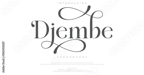 Introducing Djembe Typography Logo Design