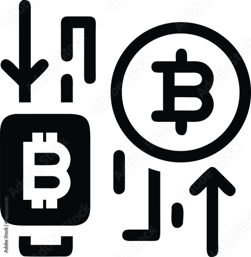 Letter b logo design in a minimalist and geometric style isolated on transparent background, isolated on white background, Vector