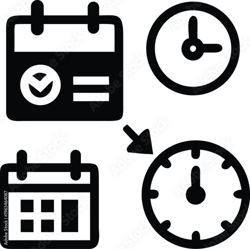 Common symbols for food storage and safety practices isolated on transparent background, isolated on white background, Vector