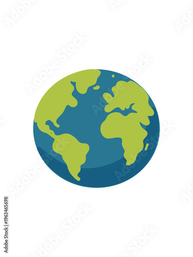 realistic planet isolated on white background with copy space