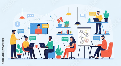 business people in the office