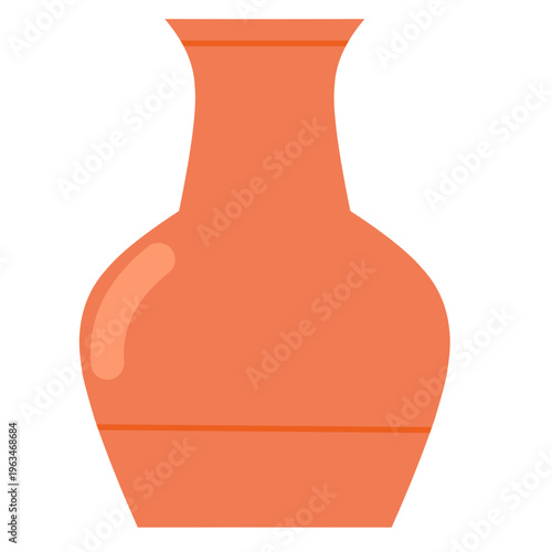 Illustration of Terracotta Vase