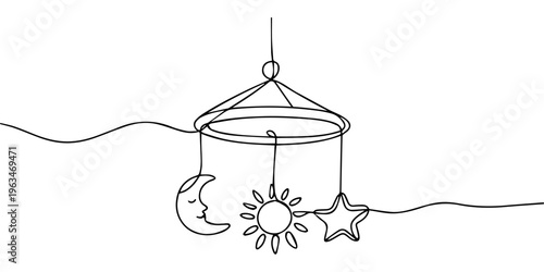 Hand drawn vintage lantern birdcage style vector illustration with candle light and antique metal decoration