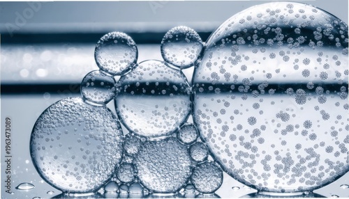 Microscopic View of Tin-Covered Bubble Surfaces Gigapixel Standard v2 4x