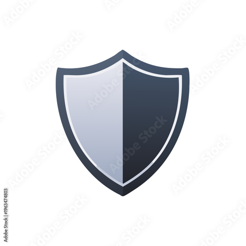 Free Download Modern Shield Emblem Isolated - GFXLoad