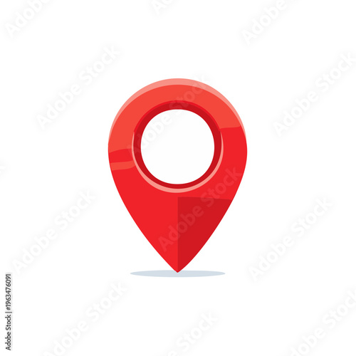 Bright Red Location Pin Icon Symbol Graphic Representation of Destination Marker Free Download Bright Red Location Pin Icon Symbol Graphic Representation of Destination Marker - GFXLoad