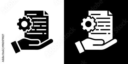 Proposal Icon Set Vector Collection Isolated In Black And White