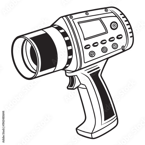 Infrared thermometer gun, temperature measurement device, thermal scanner, heat detector tool