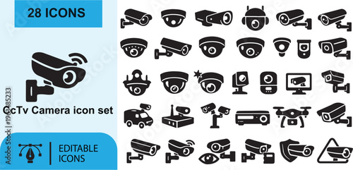 Set of black vector transportation icons for web design