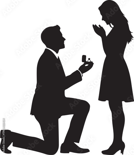 Couple enjoying a romantic dance under the moonlight