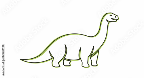 Dinosaur standing on four legs.