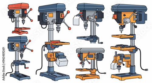 Drill Press Machines for Industrial Use.