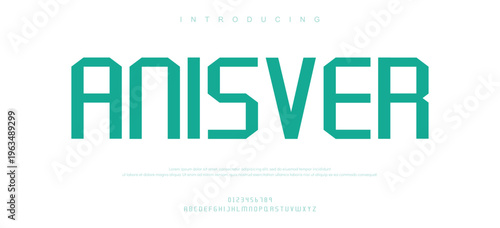 Introducing Anisver Modern Technology Logo Design
