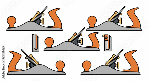Hand plane woodworking tool equipment.
