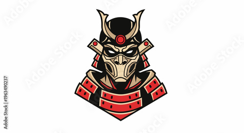 Samurai warrior helmet head gear.