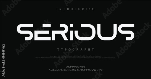 Introducing Serious Typography Font Design