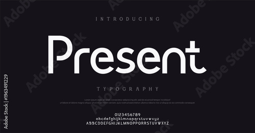 Introducing Present Typography Font Design
