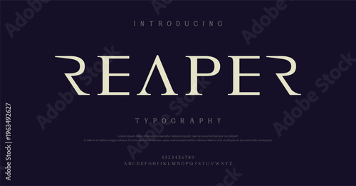 Introducing Reaper Typography Font Design