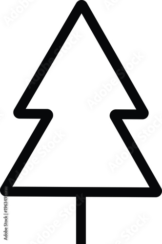 Tree Icon for Nature and Environment Design 