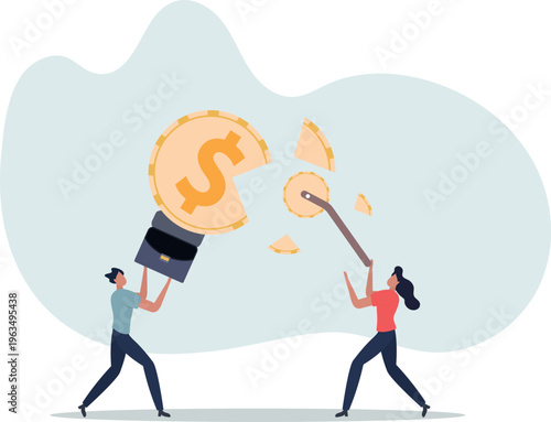 Money management, financial planning or wealth management or investment portfolio, paying for tax, loan or debt, inflation concept.person's life situation and his activities.