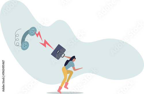 Customer complaint, dissatisfaction from product or service problem, angry feedback from client concept.person's life situation and his activities.