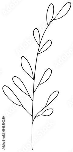 Floral Doodle Clipart for Worksheets Hand Drawn Flowers