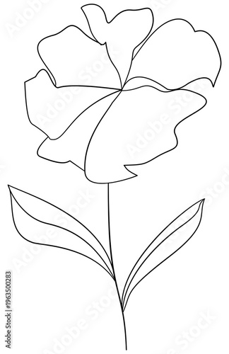 Floral Doodle Clipart for Worksheets Hand Drawn Flowers