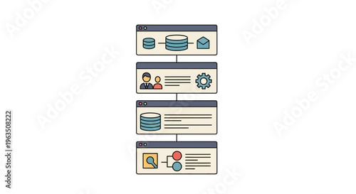 database connection flowchart for youtube end screen